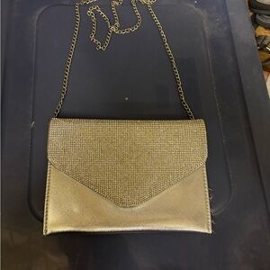 Elegant Gold Chain Clutch